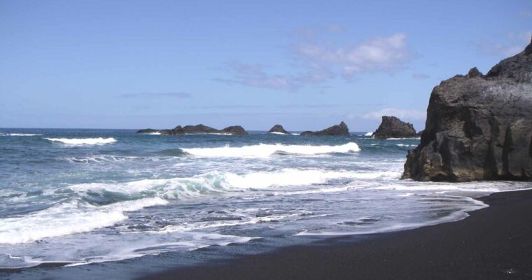 La playa de la Zamora en La Palma