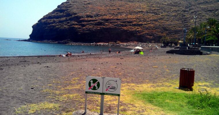 Playa de ávalo en La Gomera