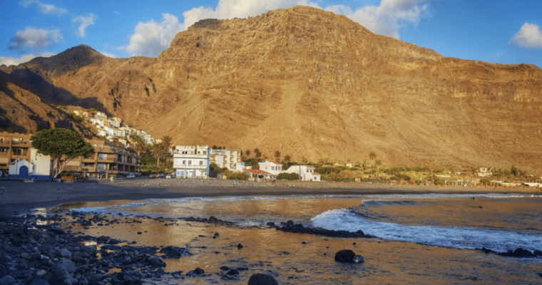 playa de las vueltas en La Gomera