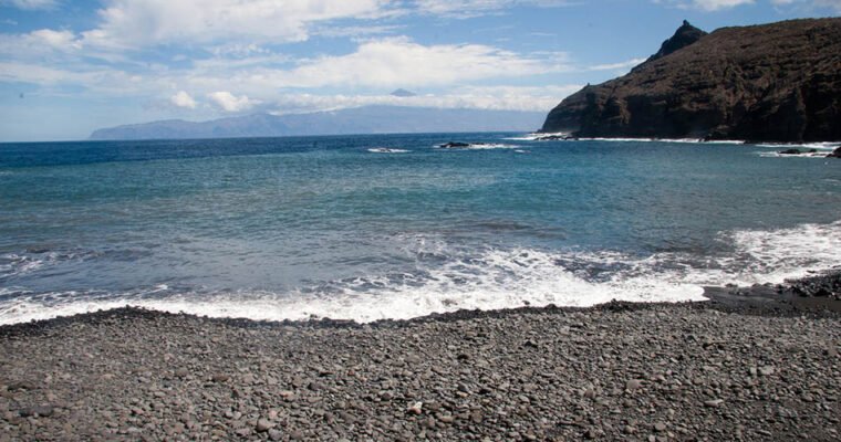 playa La Caleta en La Gomera
