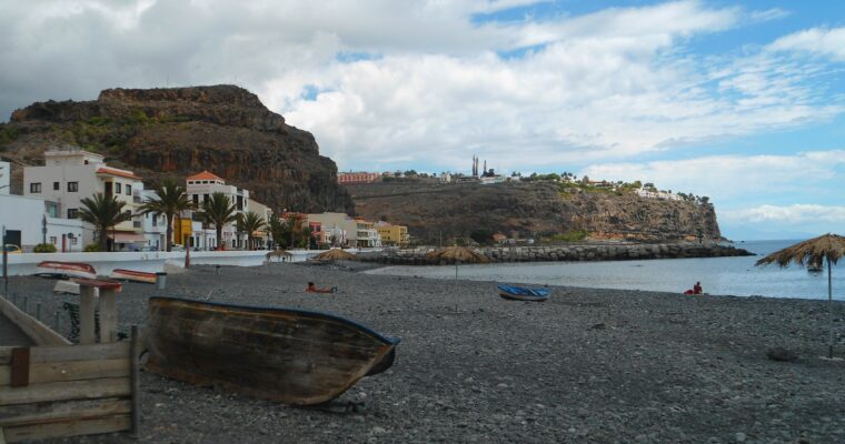 Playa de Santiago en alajeró en La Gomera